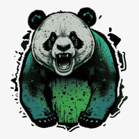 Panda Angry Ladies Fitted T-shirt | Artistshot