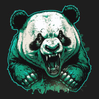 Panda Angry Classic T-shirt | Artistshot