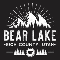 Bear Lake Utah   Mountain Skiing Hiking Fishing Lo T-shirt | Artistshot