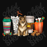 Collie Dog Coffee Cups Crop Top | Artistshot