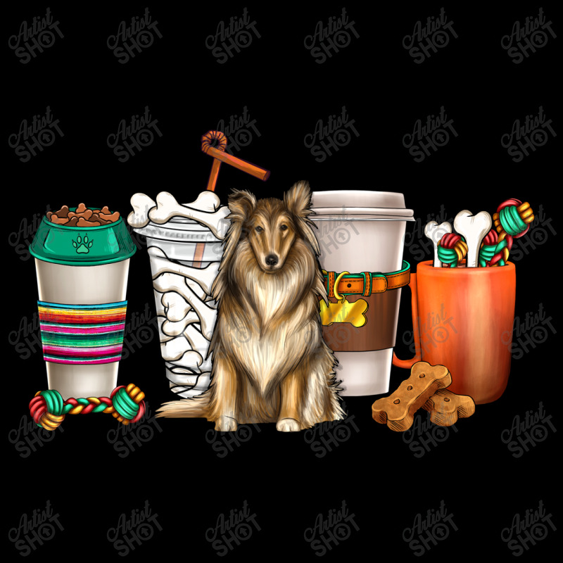 Collie Dog Coffee Cups Legging by enoddigitalart@gmail.com | Artistshot