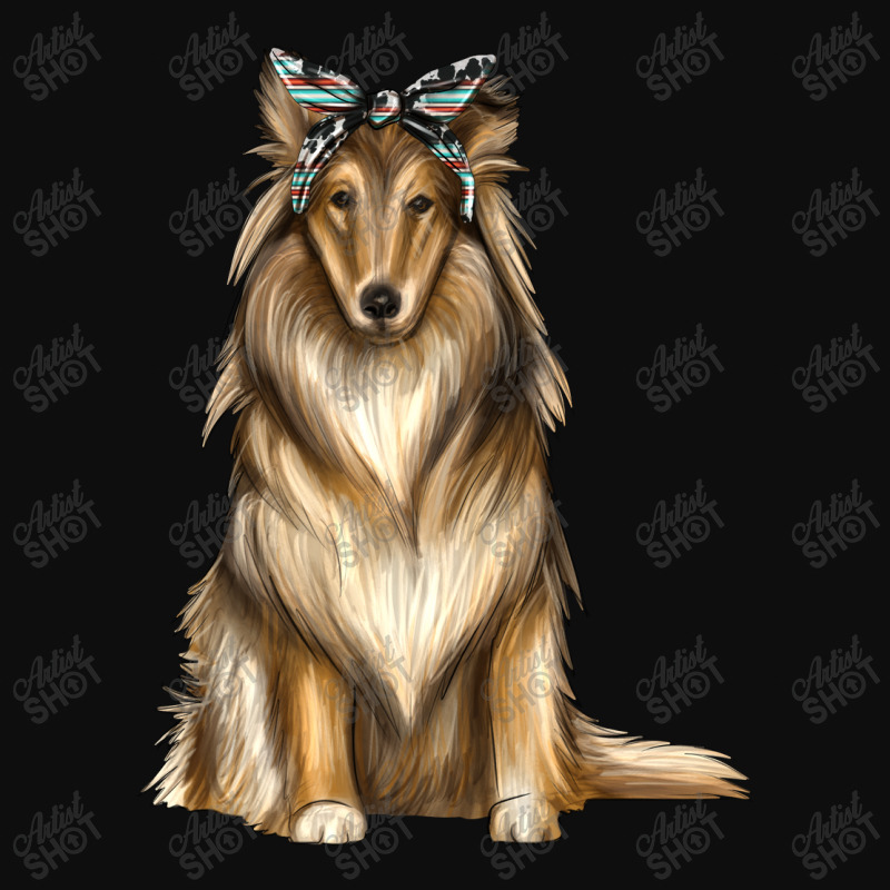 Collie With Bandanna Crop Top by enoddigitalart@gmail.com | Artistshot