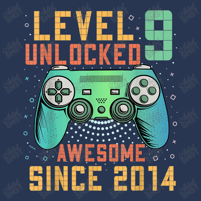 Custom Level 9 Unlocked 9th Birthday 9 Year Old Boy Gifts Ladies Denim Jacket By Jonathon