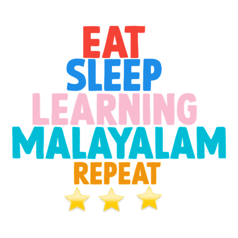 Eat Sleep Learning Malayalam Repeat Long Sleeve Baby Bodysuit by JOHN CHAVEZ | Artistshot