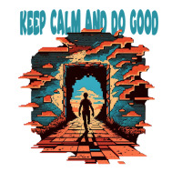 Keep Calm And Do Good Maternity Scoop Neck T-shirt | Artistshot