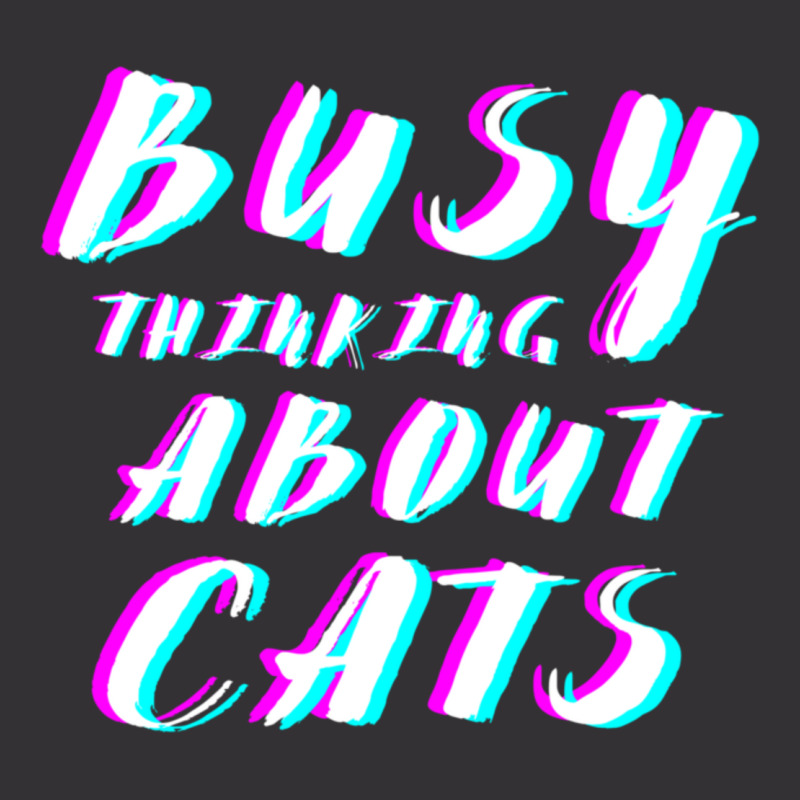 Busy Thinking About Cats Vintage Short | Artistshot