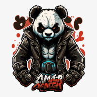 Panda Master Angry Ladies Fitted T-shirt | Artistshot