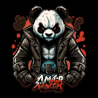 Panda Master Angry Cropped Hoodie | Artistshot