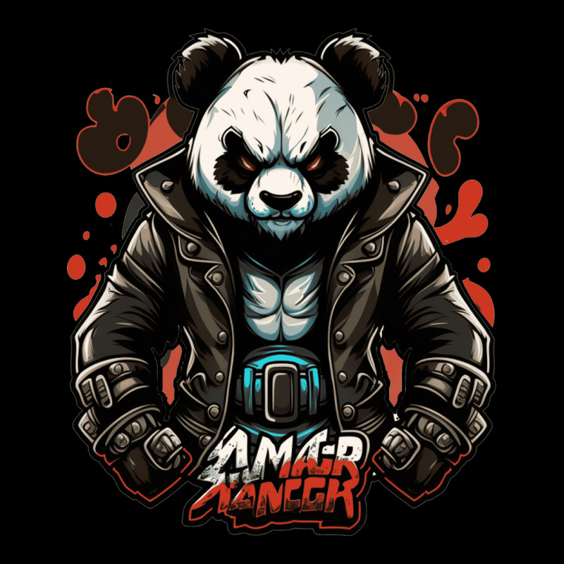 Panda Master Angry Cropped Hoodie by Katoslass180 | Artistshot