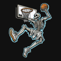 Skeleton Shoot Dunk Basketball Graphic T-shirt | Artistshot