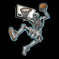 Skeleton Shoot Dunk Basketball Long Sleeve Shirts | Artistshot