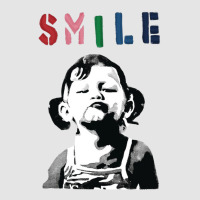 Banksy Graffiti Quote Smile With Girl Exclusive T-shirt | Artistshot