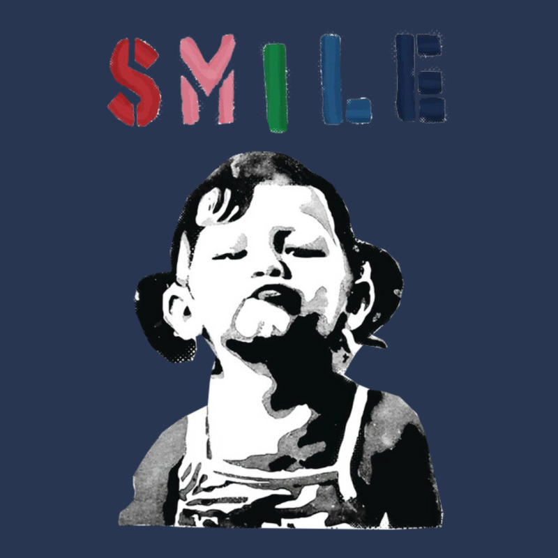 Banksy Graffiti Quote Smile With Girl Ladies Denim Jacket by wiliamgelas | Artistshot