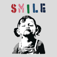 Banksy Graffiti Quote Smile With Girl Men's Polo Shirt | Artistshot