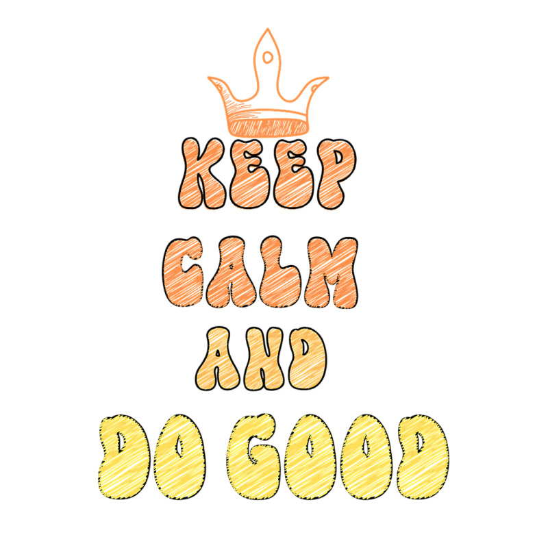 Keep Calm And Do Good Youth Zipper Hoodie by ANDRES MEJIA | Artistshot