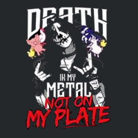 Death In My Metal Not On My Plate Men's Crewneck Sweatshirt | Artistshot