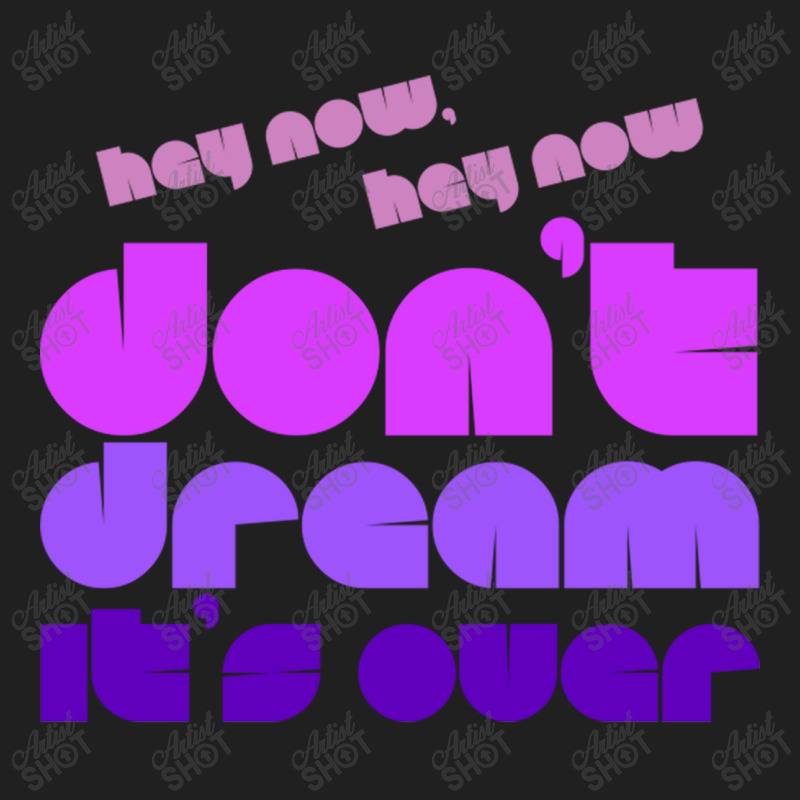 Don't Dream It's Over Retro Font Ladies Polo Shirt by NovaArt | Artistshot