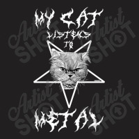 Listen To Metal T-shirt | Artistshot