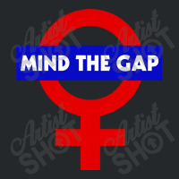 Mind The Gap  Feminist Power Symbol Design Crewneck Sweatshirt | Artistshot