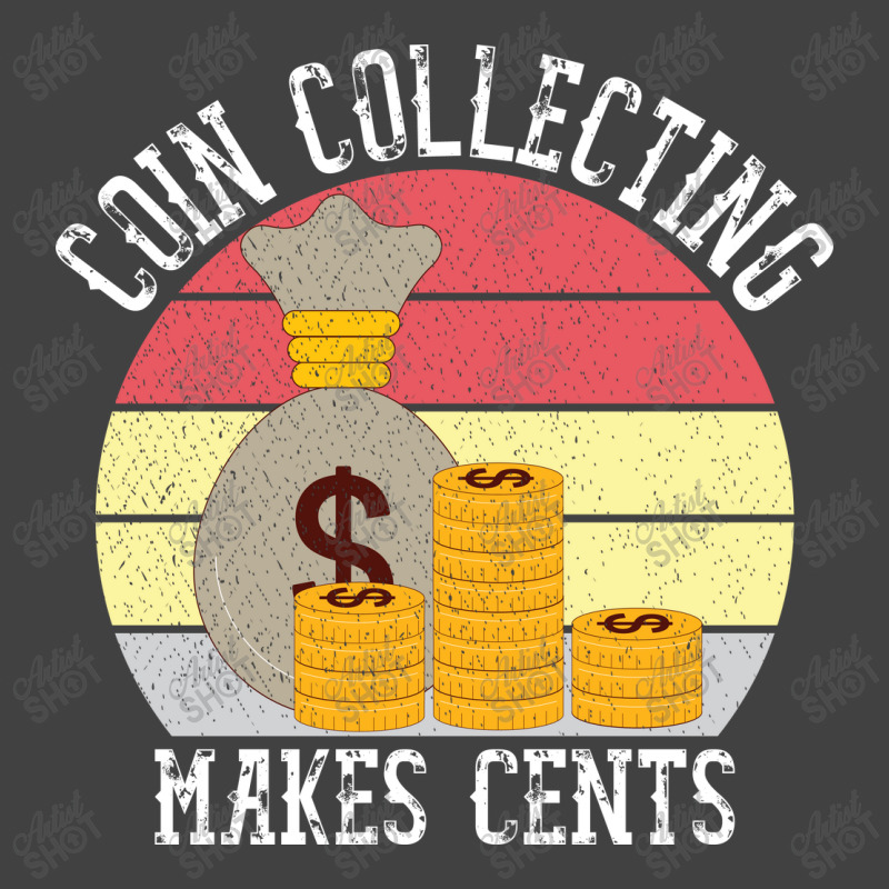 Funny Coin Collector Gift For Coin Lovers Vintage T-Shirt by Kawar001 | Artistshot