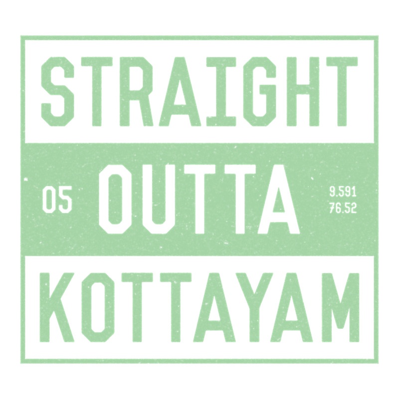 Straight Outta Kottayam  Funny Malayalam Phrases Crewneck Sweatshirt by JOHN CHAVEZ | Artistshot