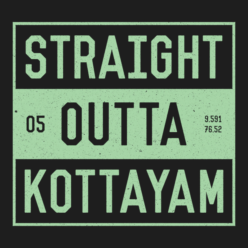 Straight Outta Kottayam  Funny Malayalam Phrases Classic T-shirt by JOHN CHAVEZ | Artistshot