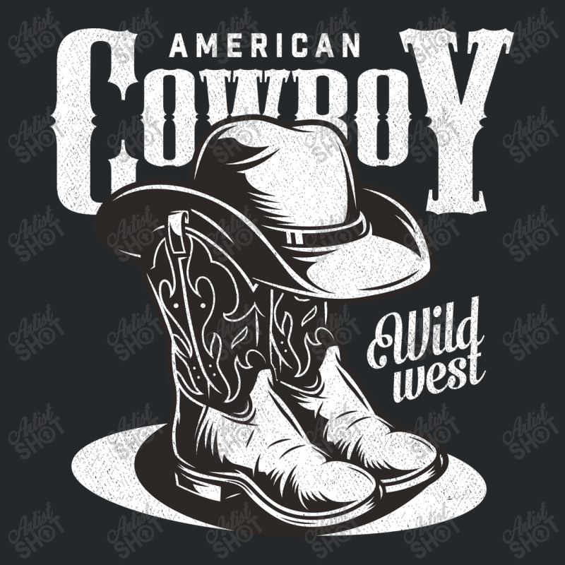 American Cowboy Retro Vintage Crewneck Sweatshirt by Kawar001 | Artistshot