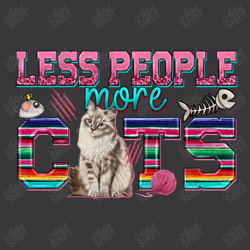 Less People More Cats Ladies Curvy T-Shirt by enoddigitalart@gmail.com | Artistshot