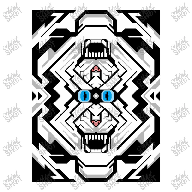 White Tiger Skin Vector V-neck Tee | Artistshot