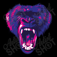 Angry Gorilla Vector Art Youth Zipper Hoodie | Artistshot