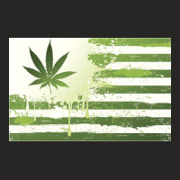 Us Flag Marijuana Weed Cannabis Legalize Drip Swag Ladies Fitted T-shirt | Artistshot