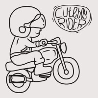 Line Art Of Cute Boy Motorcycle Rider Cartoon Pocket T-shirt | Artistshot