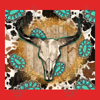 Western Bull Skull Wit Cowhide And Gemstone Toddler Sweatshirt | Artistshot