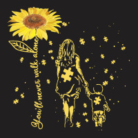 Autism Awareness T  Shirt Sunflower You’ll Never Walk Alone Autism A T-shirt | Artistshot