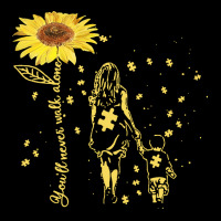 Autism Awareness T  Shirt Sunflower You’ll Never Walk Alone Autism A Zipper Hoodie | Artistshot