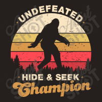 Hide And Seek Champion Undefeated Tank Top | Artistshot