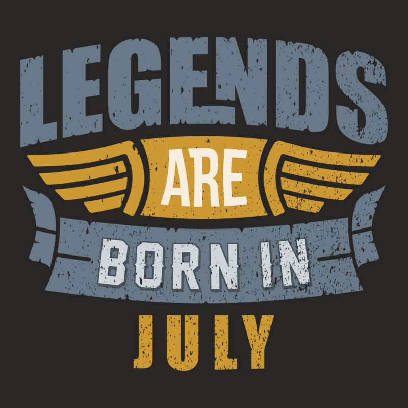 Legend Born July Ladies Fitted T-Shirt by durmisie | Artistshot