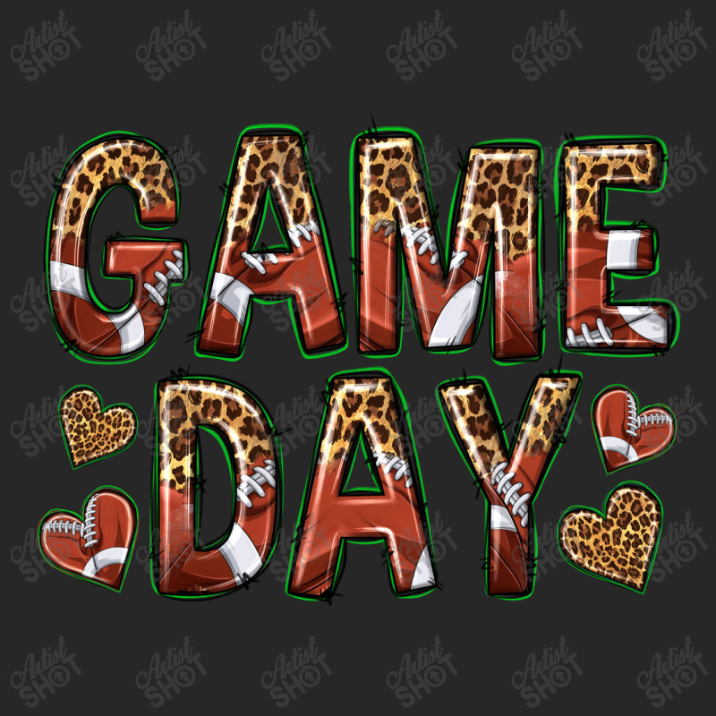 Game Day With Football And Leopard Men's T-shirt Pajama Set by enoddigitalart@gmail.com | Artistshot