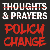 Thoughts And Prayers   It S Time For A Policy Chan Ladies Fitted T-shirt | Artistshot