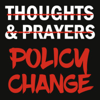 Thoughts And Prayers   It S Time For A Policy Chan Scorecard Crop Tee | Artistshot