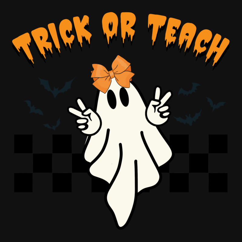 Ghost Trick Or Teach Halloween Graphic T-shirt | Artistshot