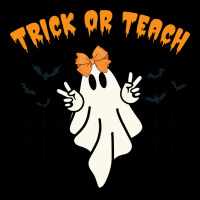 Ghost Trick Or Teach Halloween Lightweight Hoodie | Artistshot