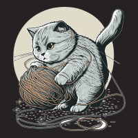 Cat Anime Play With Ball Of Thread Vintage Cap | Artistshot