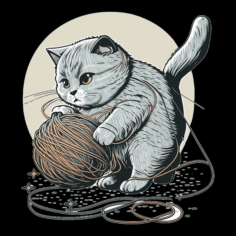 Cat Anime Play With Ball Of Thread Kids Cap by DuncanMullen | Artistshot