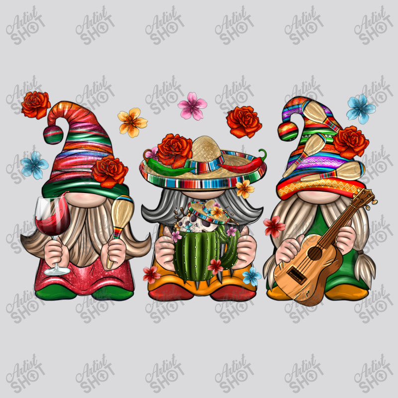 Mexican Gnomies Women's Triblend Scoop T-shirt by enoddigitalart@gmail.com | Artistshot