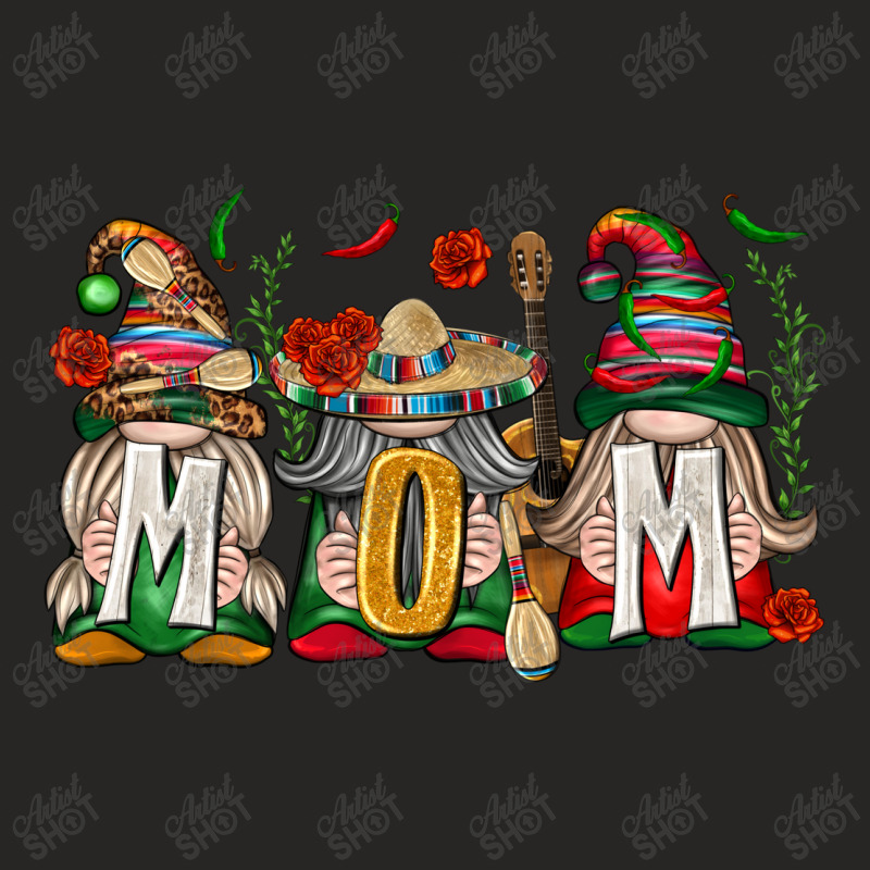 Mexican Mom Gnome Ladies Fitted T-Shirt by enoddigitalart@gmail.com | Artistshot