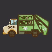 Thoughts And Prayers Garbage Truck Pro Gun Control Vintage Hoodie And Short Set | Artistshot