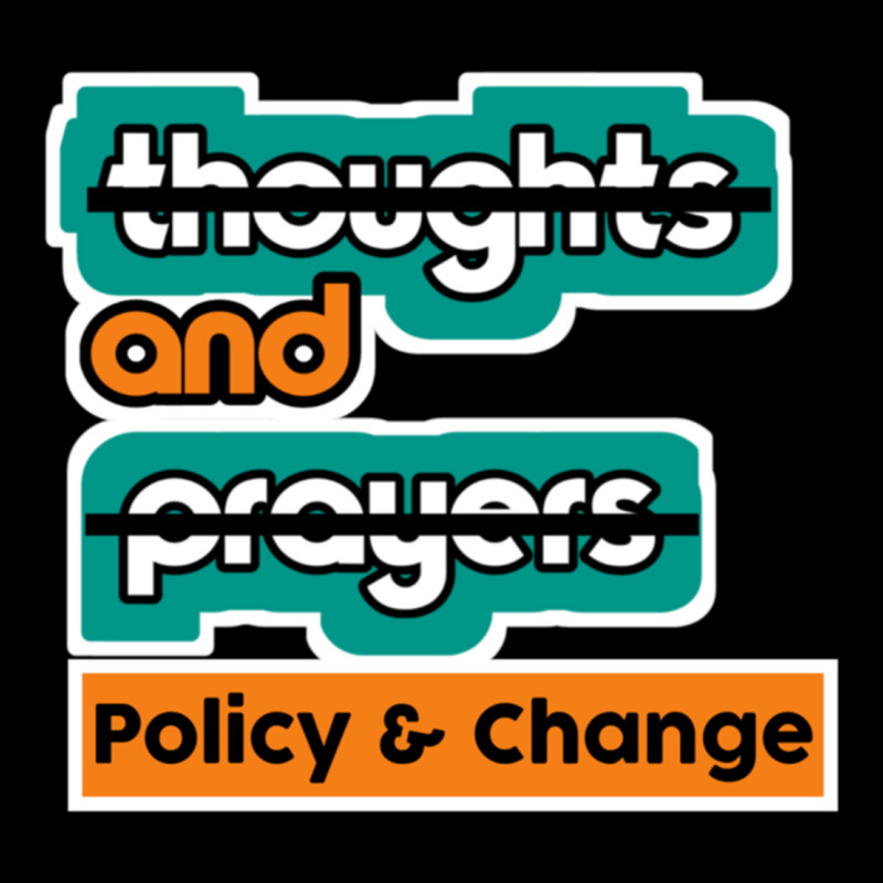 Thoughts And Prayers Policy And Change (2) Men's Long Sleeve Pajama Set | Artistshot