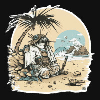 Samurai Chilling In Beach Graphic Youth T-shirt | Artistshot