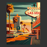 Las Vegas Strip Vintage Minimal Design Poster Baby Bodysuit | Artistshot